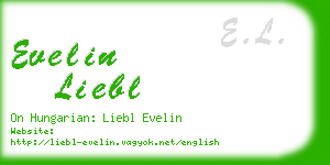 evelin liebl business card